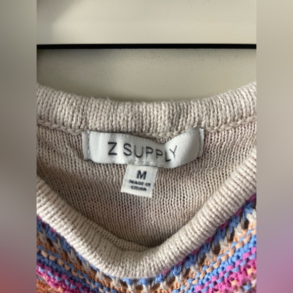 Z Supply Santa Cruz Striped Crochet Dress - Picture 2 of 4